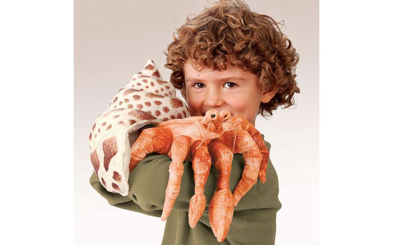 Folkmanis Hermit Crab Hand Puppet