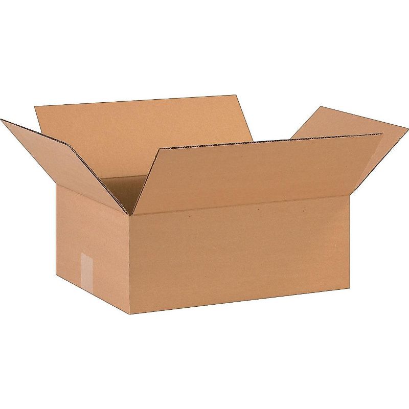 COASTWIDE 16 x 12 x 6 Shipping Boxes, 32 ECT, Brown 161206