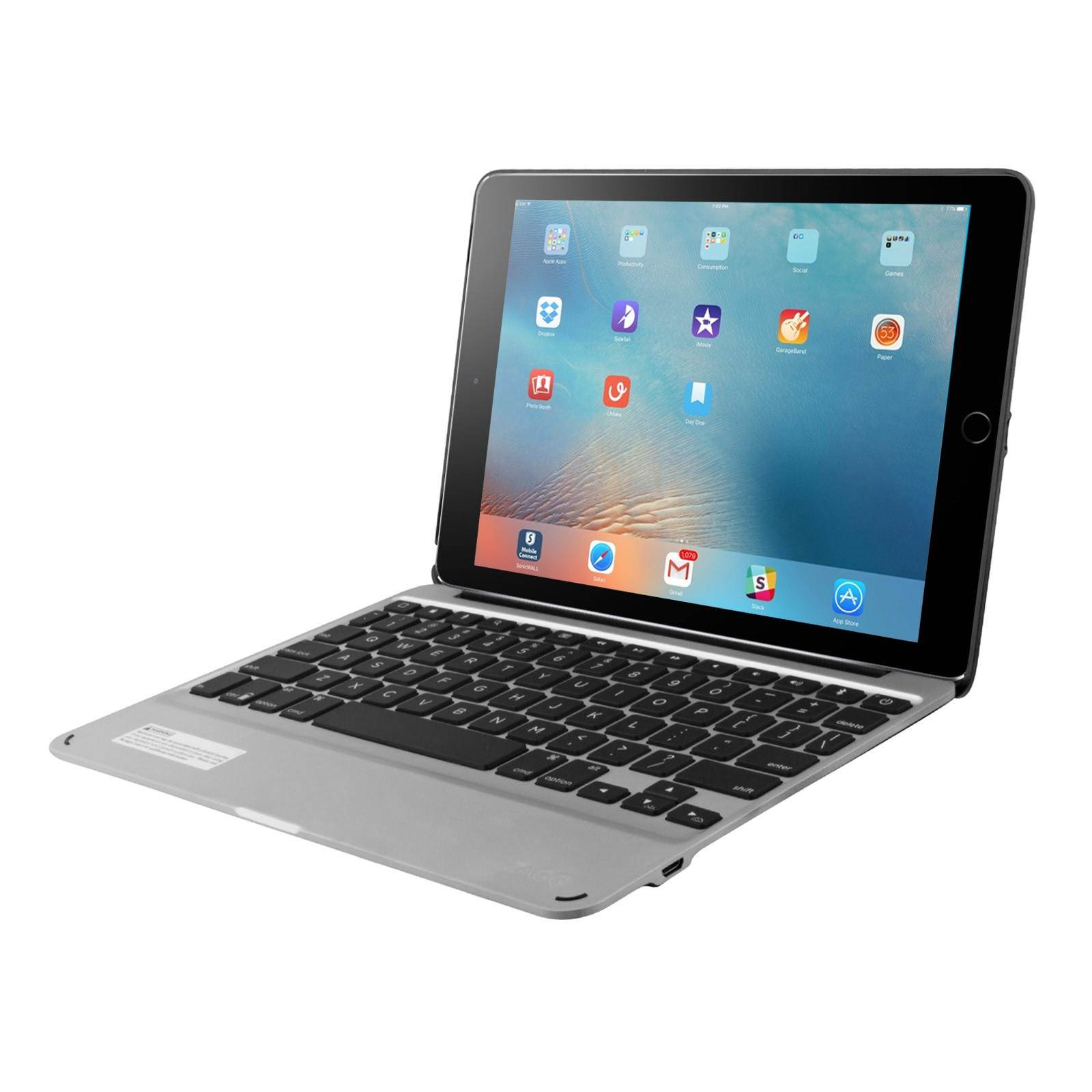 ZAGG Slim Book Case with Keyboard for the Apple 9.7-inch iPad Pro Model ID8ZF2-BB0