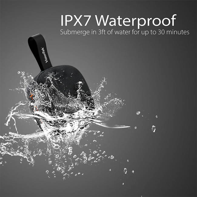 Visiontek Sound Cube Portable Bluetooth Speaker System - Black