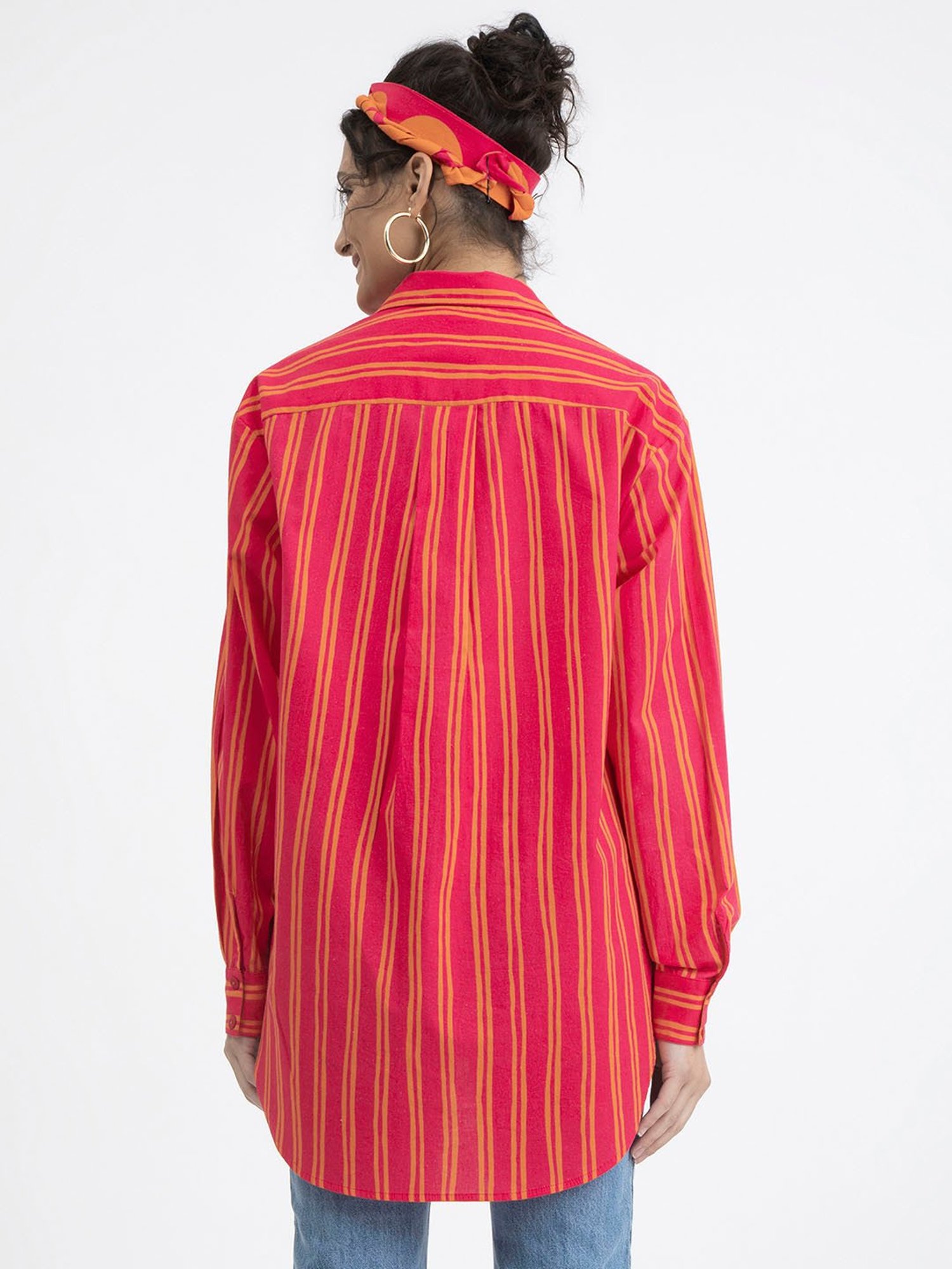 Pink Fort Pink Printed Shirt