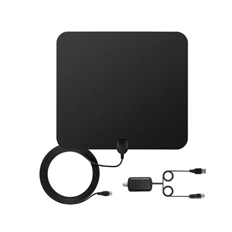 Indoor Digital TV Antenna with Signal Amplifier Booster TV Radius Antena TV Surf Antennas  TV view TDT Cable TV Fox Antenna