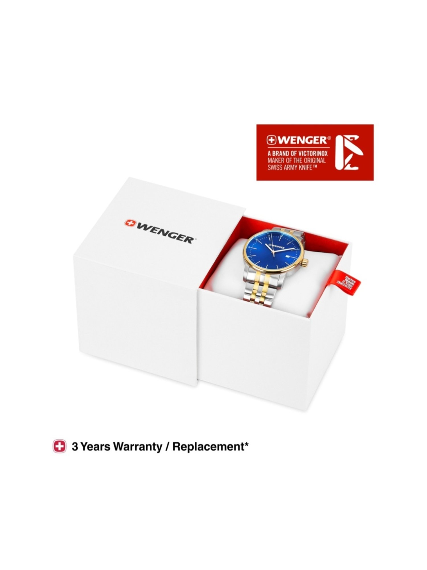 Wenger Swiss Made 01.1741.132 Urban Classic Analog Watch for Men