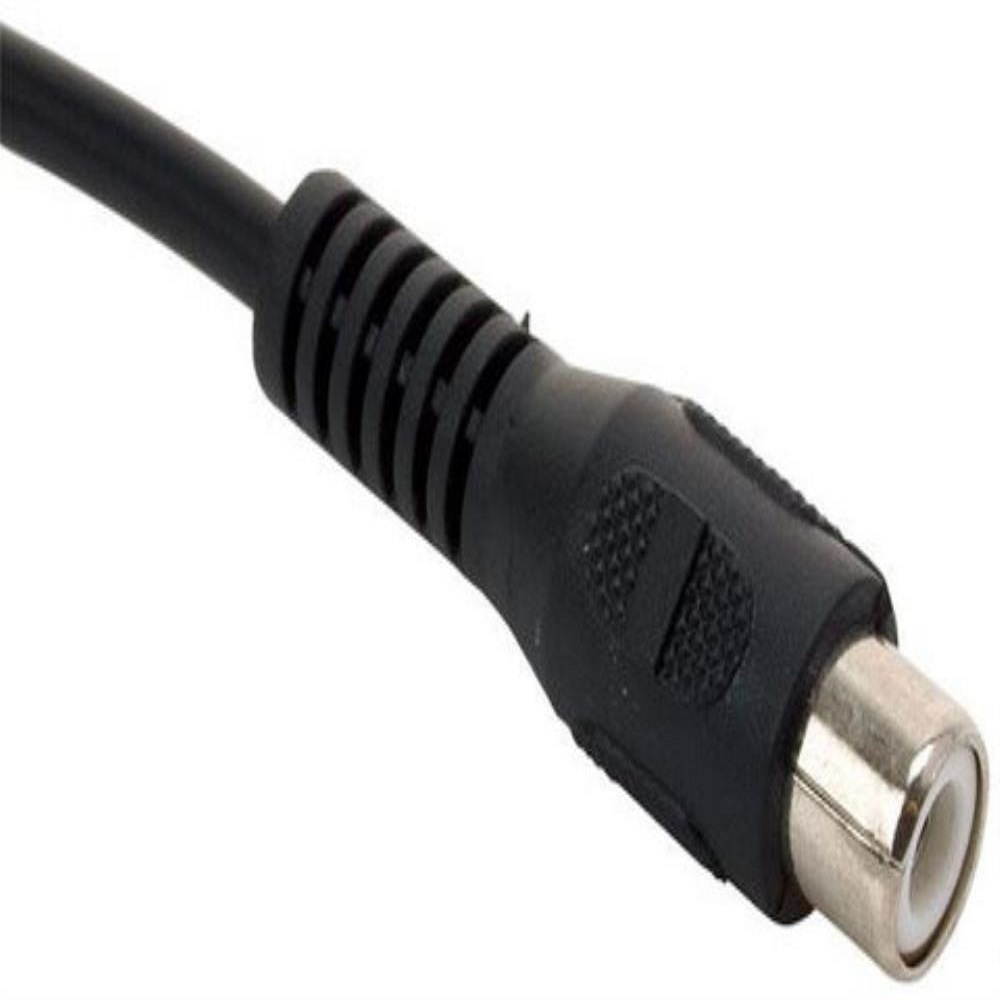 (Pack of 6 ) RCA Phono Y Splitter Leads Audio Splitting Split Cable 2 Male to 1 Female