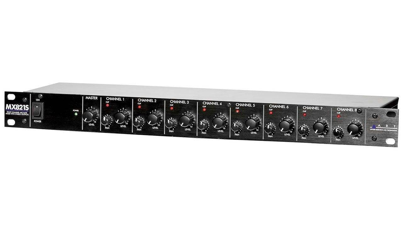 ART MX821S 8-Channel Personal Mixer Stereo