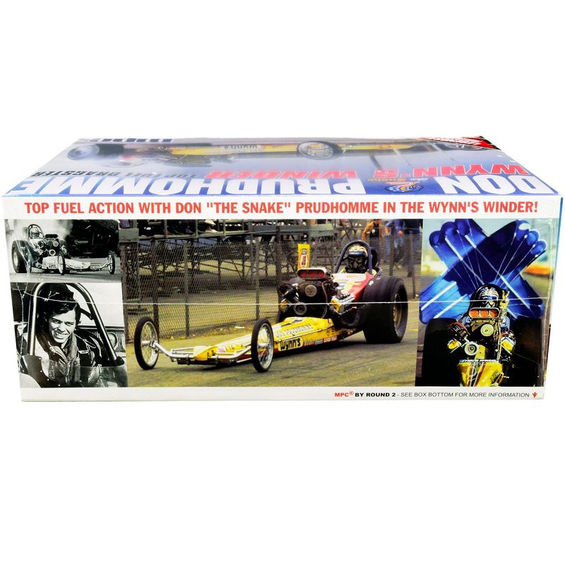 Skill 2 Model Kit Don "Snake" Prudhomme Wynn's Winder TFD Dragster "Legends of the Quarter Mile" 1/25 Scale Model by MPC