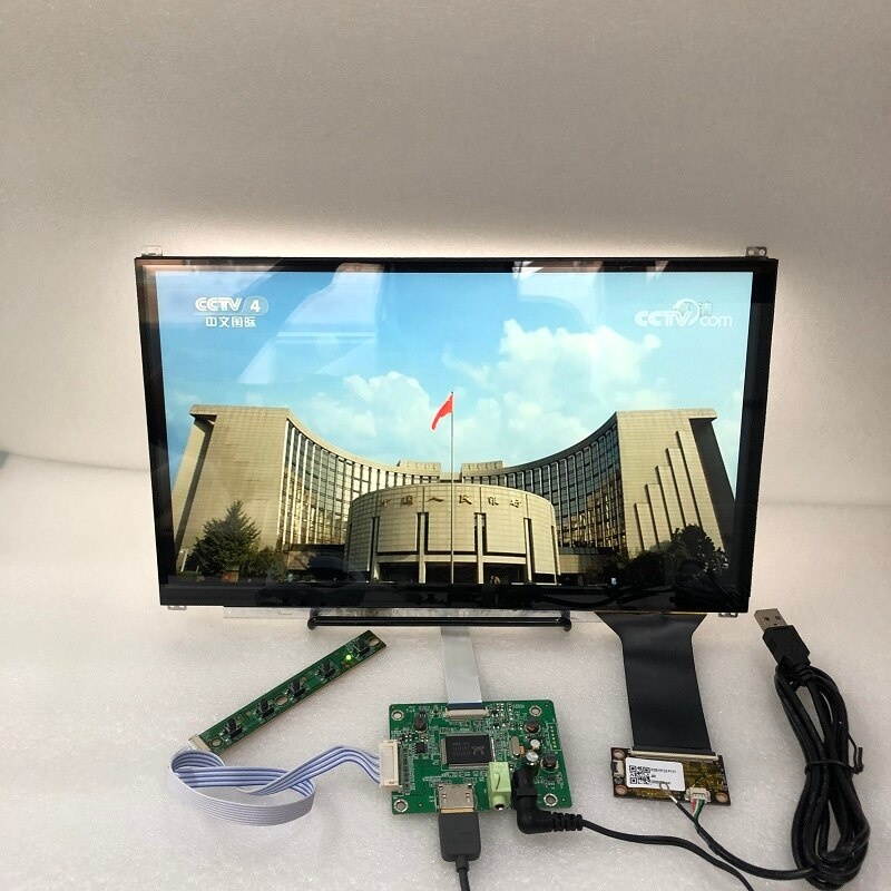 13.3 inch display capacitive touch module kit1920x1080 IPS HDMI LCD Module Car Raspberry Pi 3 10 point capacitive touch Monitor