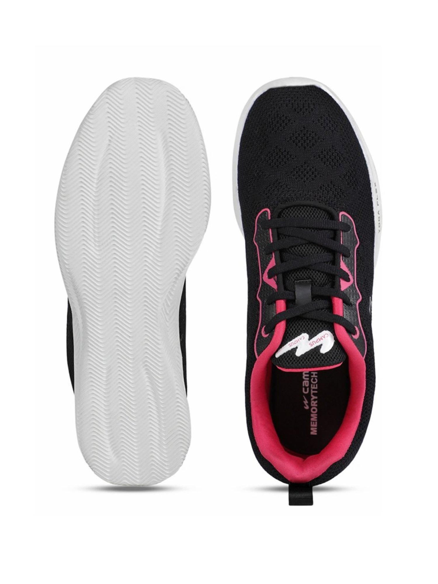 Campus Women's CAMP-EVA Black Running Shoes