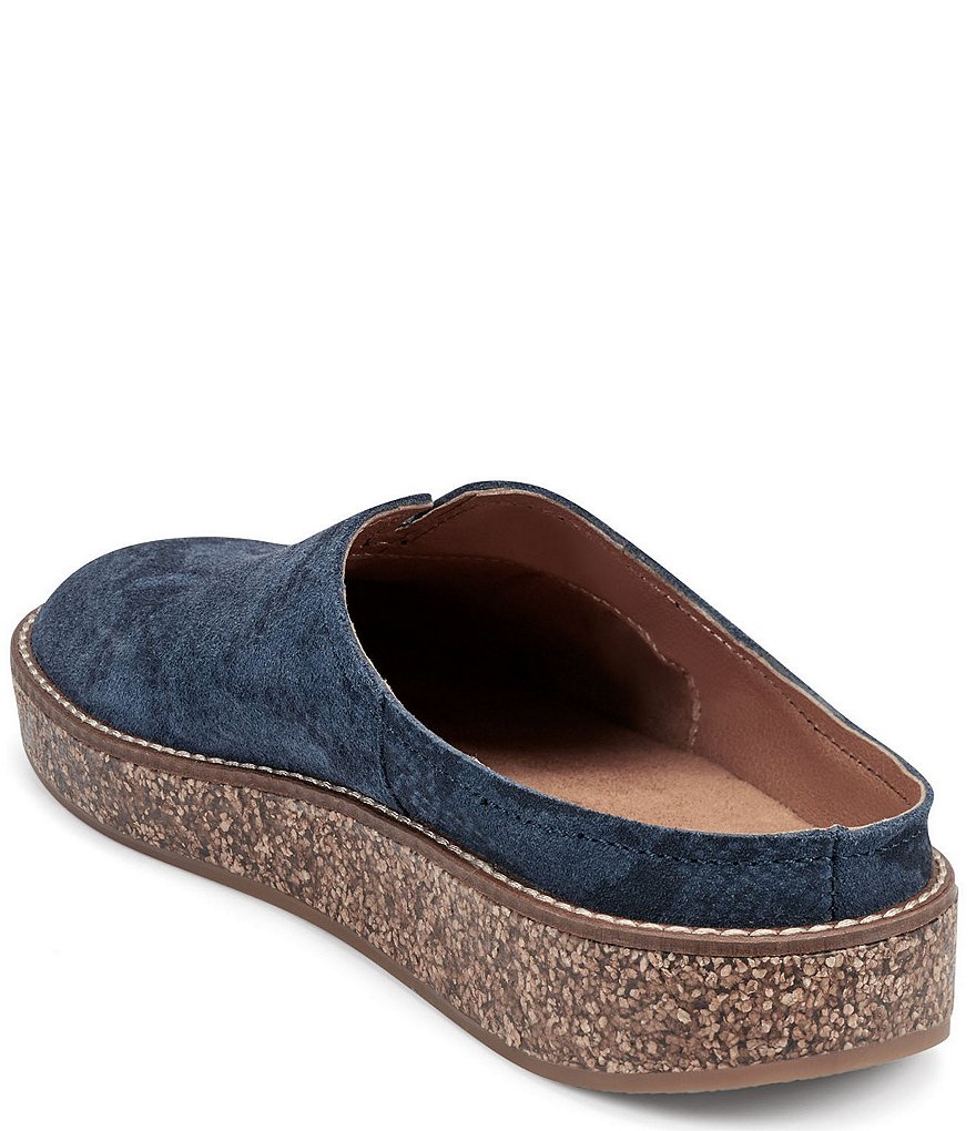 Lucky Brand Tamala Snake Print Leather Mule Clogs