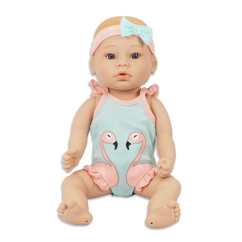 Madame Alexander 14" Small Wonders Sweet & Happy Baby Bath Set