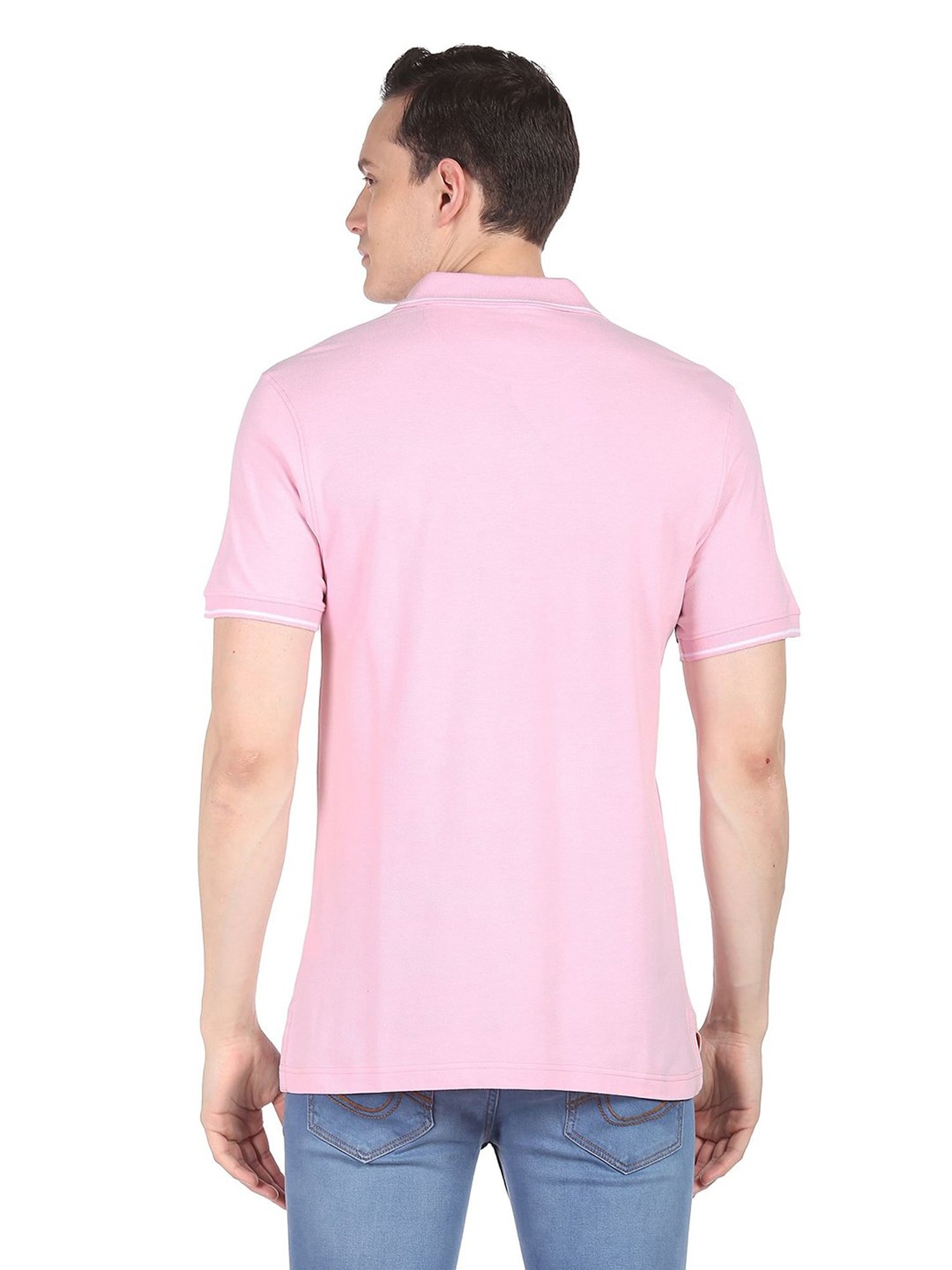 AD by Arvind Pink Polo T-Shirt
