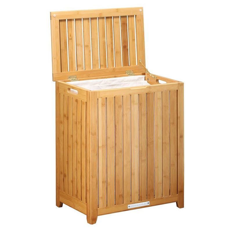 Oceanstar Spa-Style Bamboo Laundry Hamper