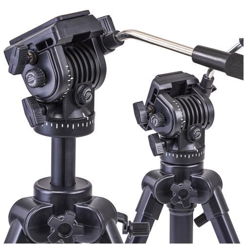 Takama 66" 3 Section Video Tripod with Fluid Head, 10 Lbs Capacity #TAK-V3300
