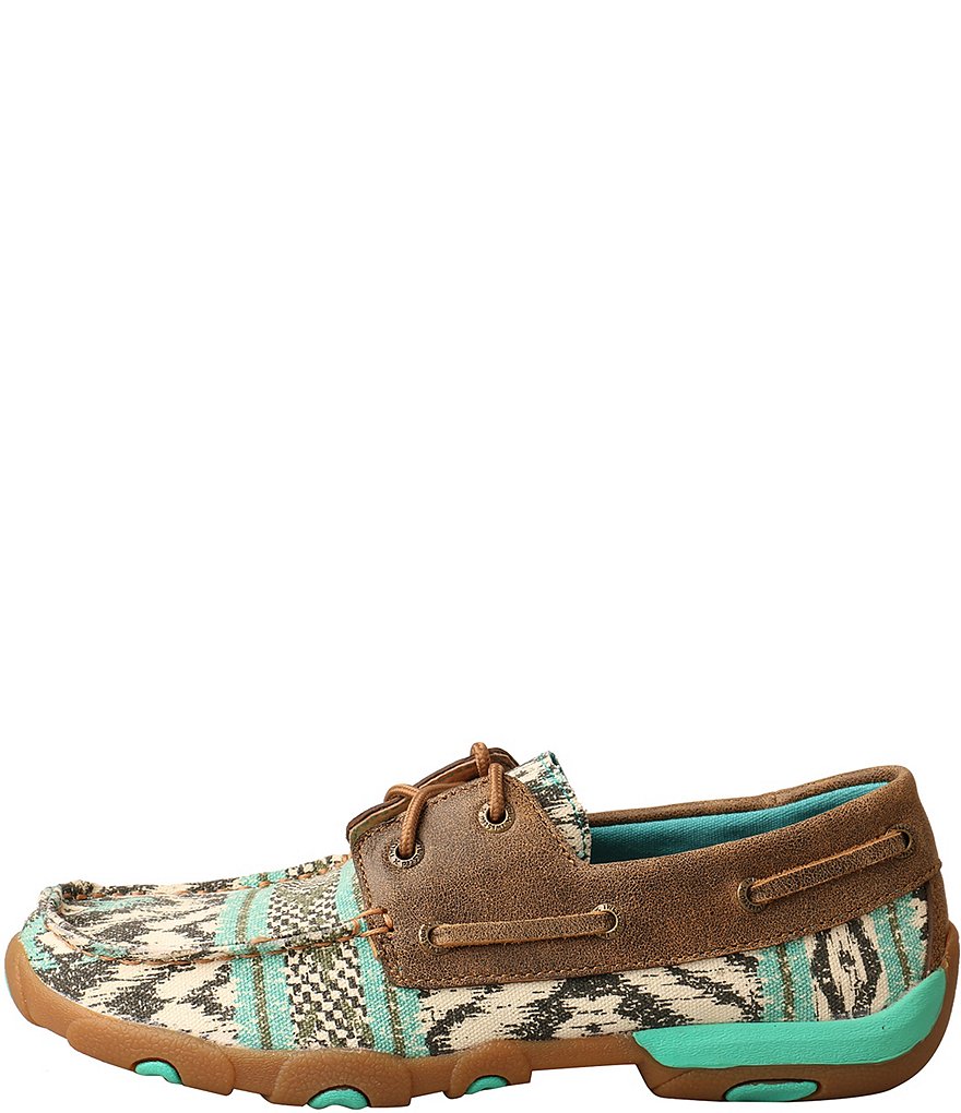 Twisted X Women's Printed Boat Driving Mocs