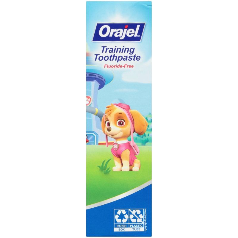 Orajel PAW Patrol Fluoride-Free Training Toothpaste Fruity Fun - 1.5oz