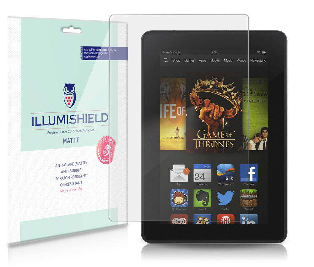 iLLumiShield Anti-Glare Screen Protector 3x for Amazon Kindle Fire HD 7 (2013)