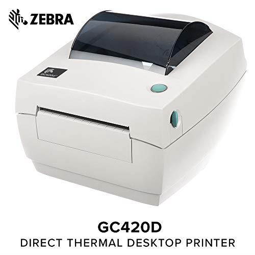 Zebra GC420d Thermal Label Printer GC420-200510-000 USB Thermal Power Adapter