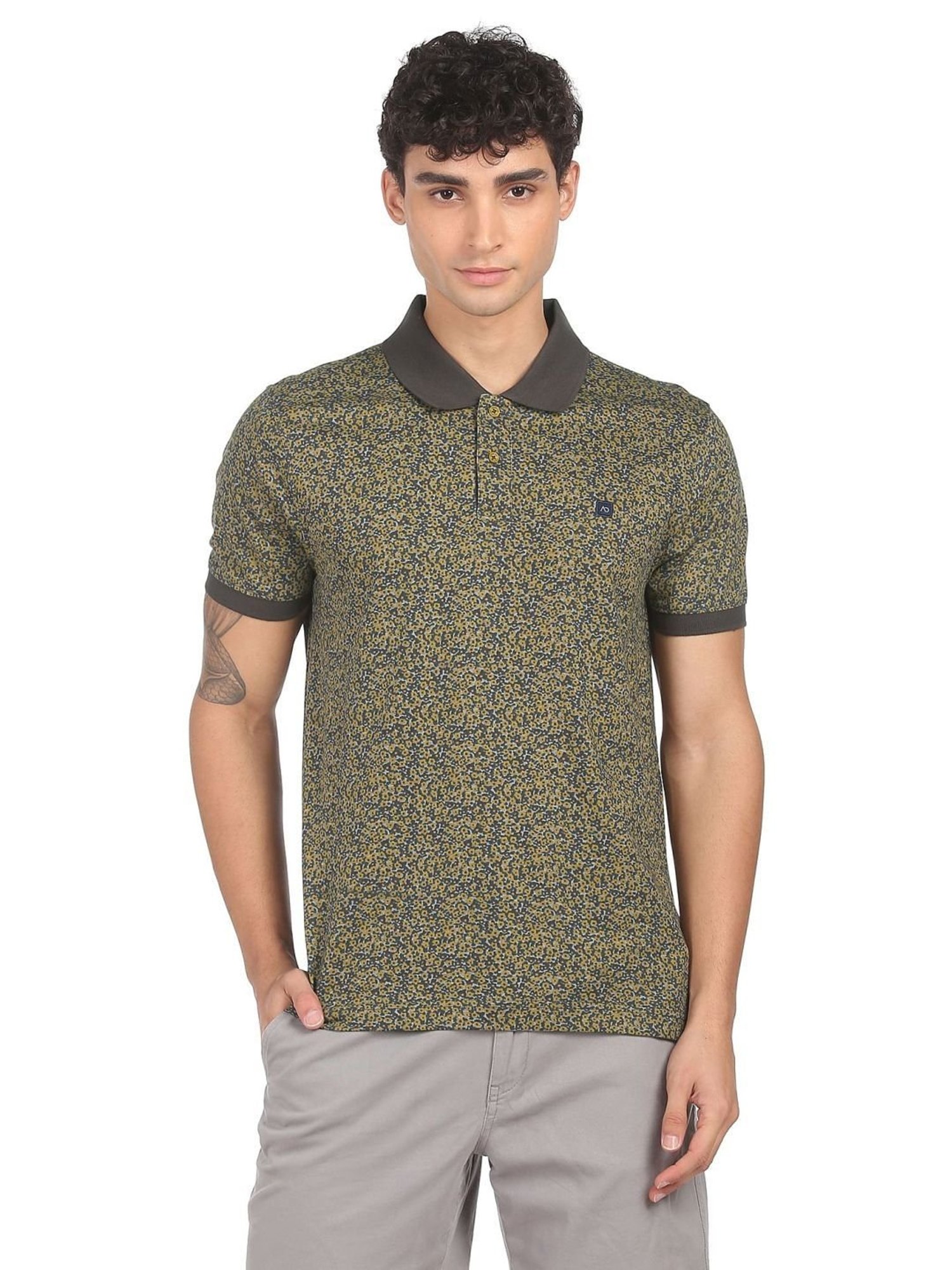 AD by Arvind Red Polo T-Shirt