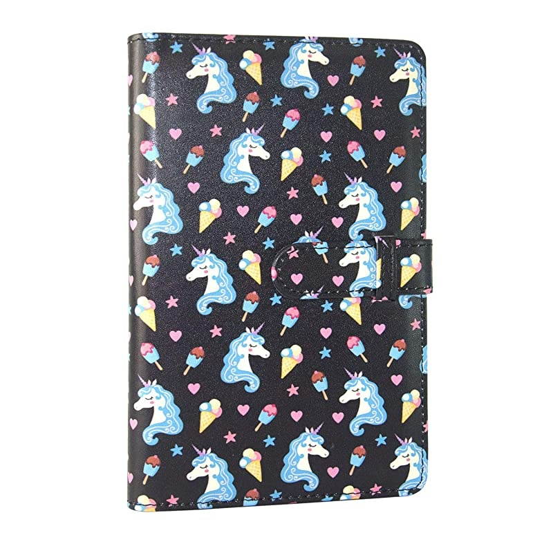 Pockets Mini Film Photo Album Book for Fujifilm Instax Mini LiPlay 9 8 7s 70 90 Link Instant Camera 3 Inch Polaroid Picture Name Card Holder (Unicorn)