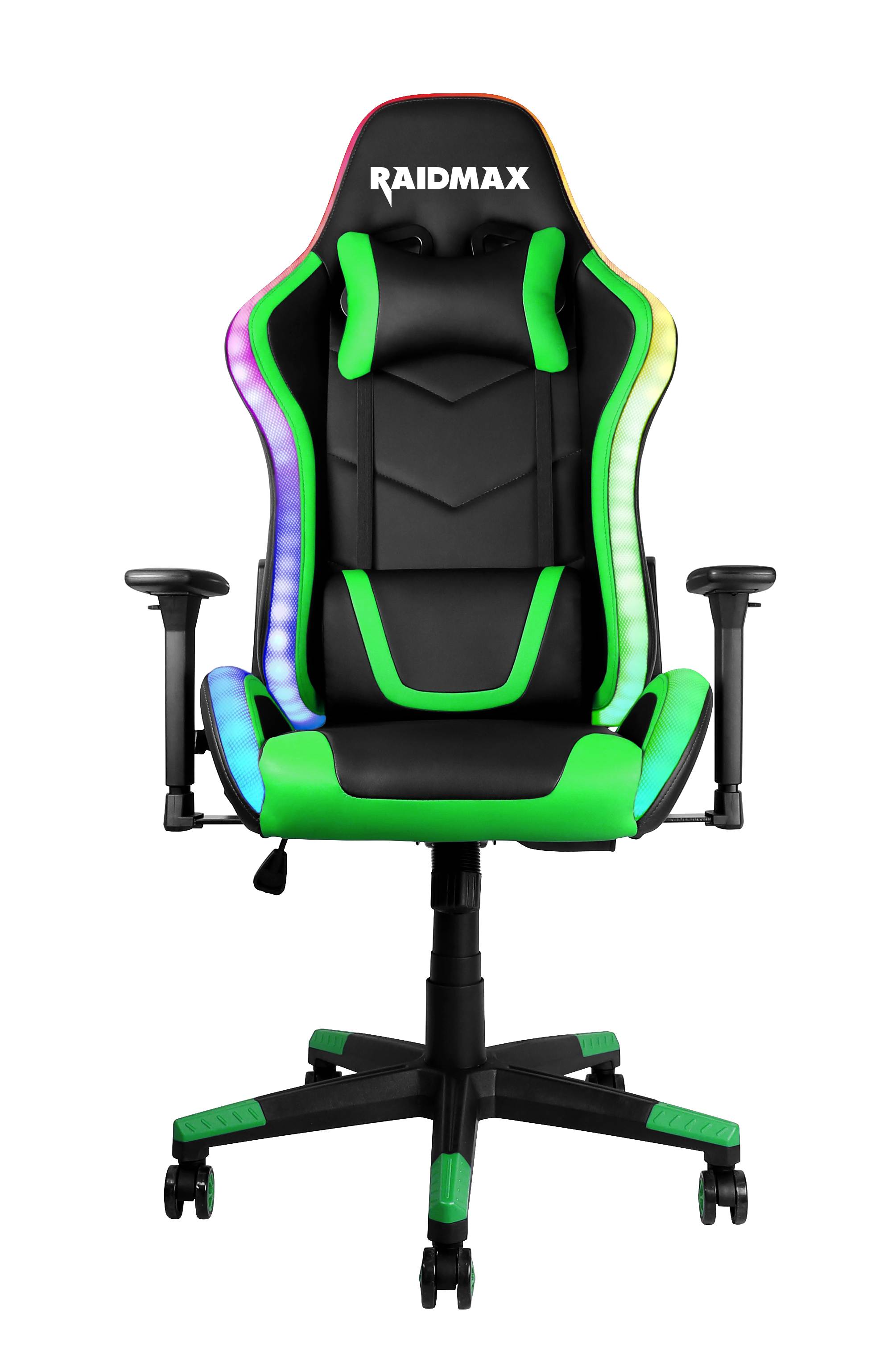 Drakon RGB Lighted Gaming Chair Racing Office Chair High Back Computer Desk Chair PU Leather Chair Executive and Ergonomic Swivel Chair with Headrest and Lumbar Support
