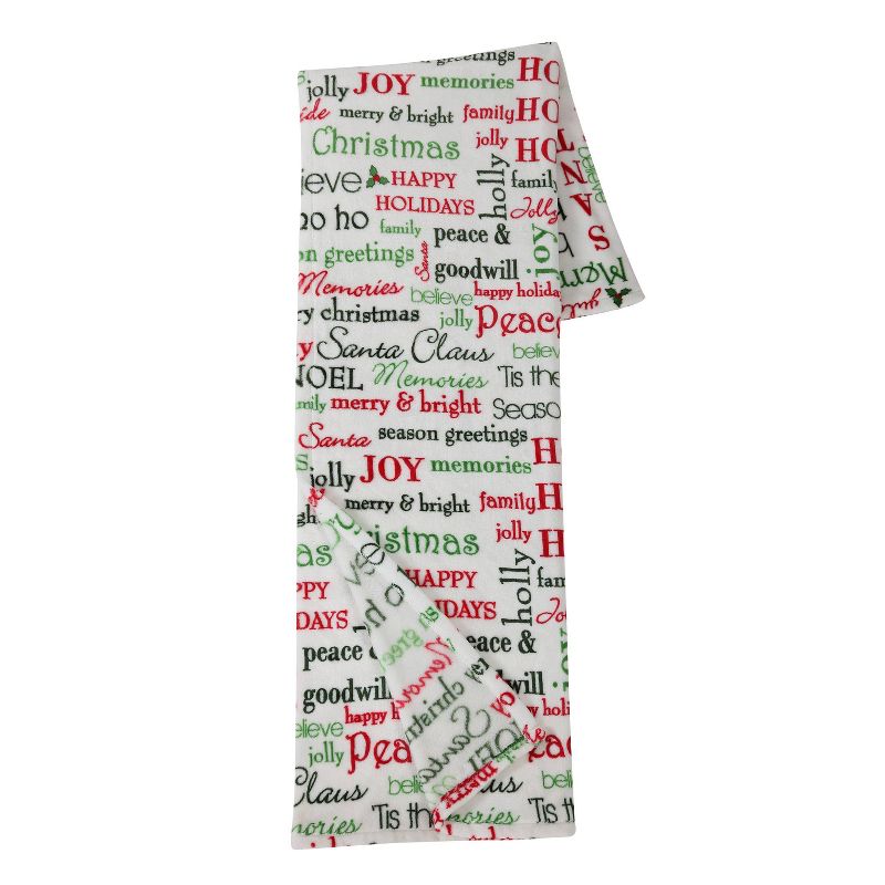 50"x60" Holly Joy Printed Throw Blanket Multi - VCNY