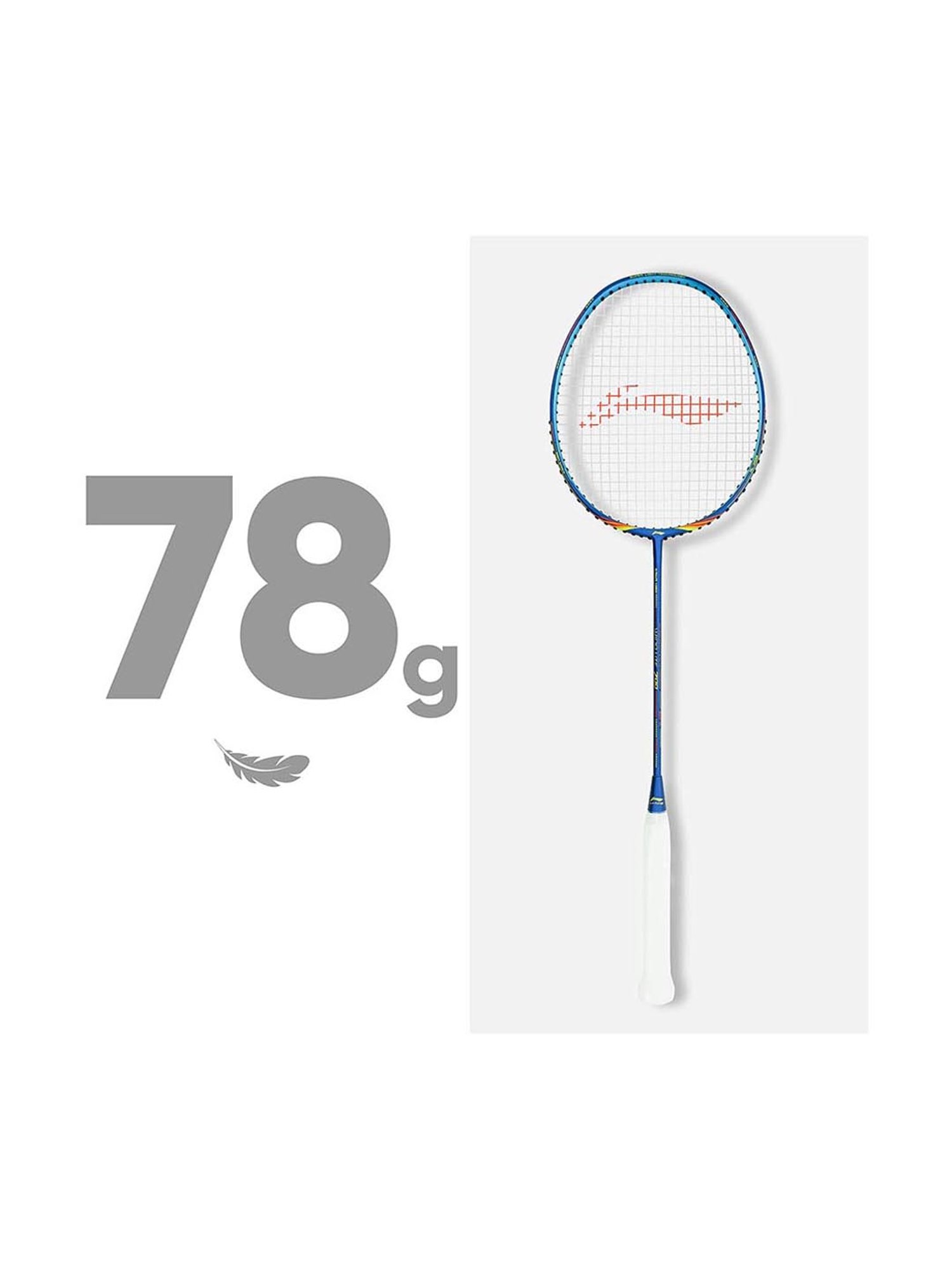 Triumph Multicolored Badminton Racquets with Shuttlecock for Adults (Set of 2)