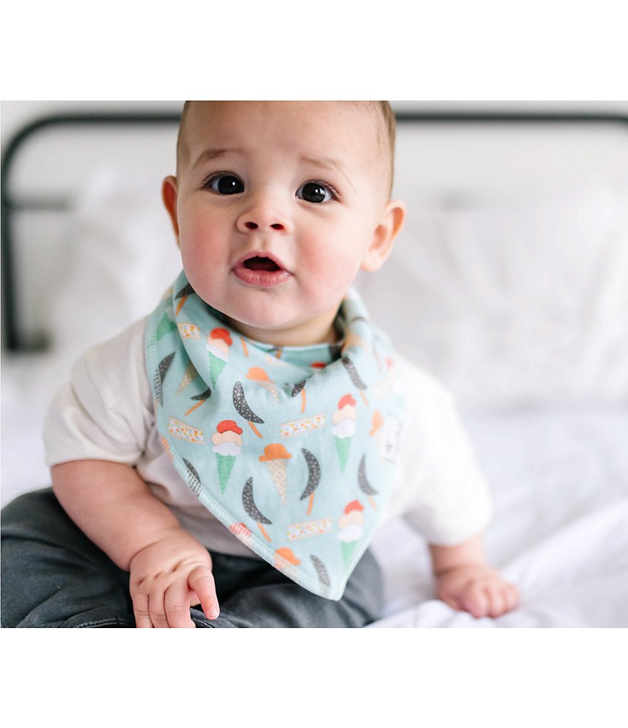 Copper Pearl Baby Boys Bruno Bandana Bibs 4-Pack