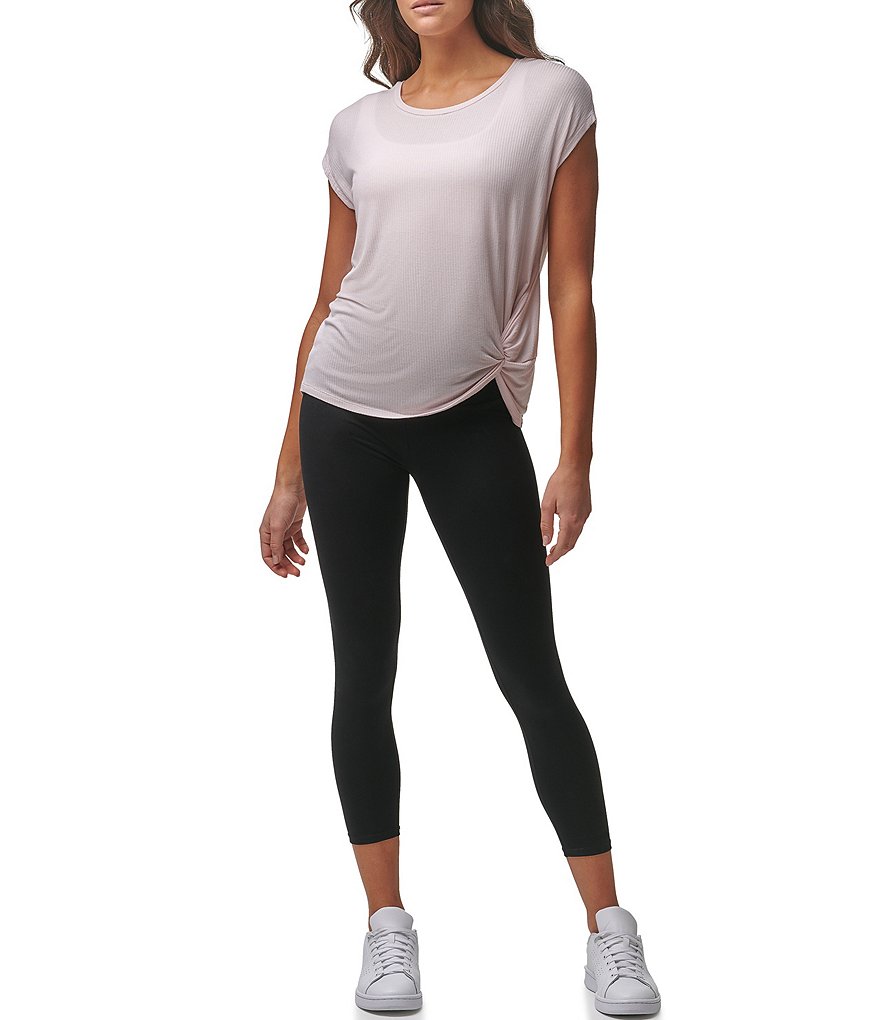 Karen Kane Short Sleeve Tie-Dye Hoodie