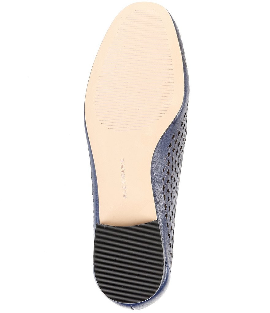 Alex Marie Arlias Perforated Woven Detail Loafers