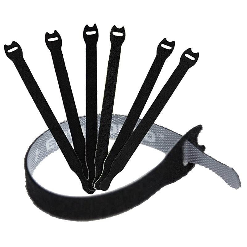 Cable Ties 12quot x 4quot for Cable Management and Organizing Cords 30 Pack Black