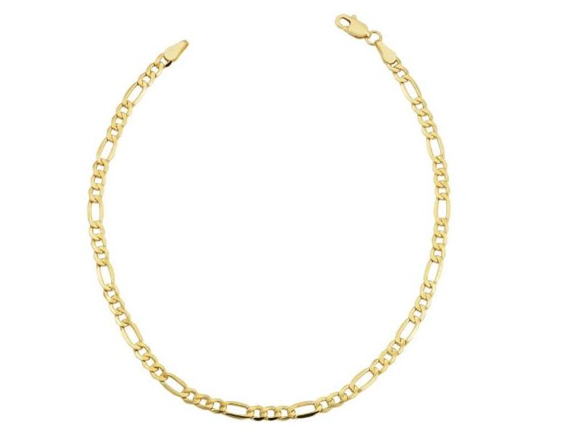 Pompeii3 10k Yellow Gold 3.5-millimeter Figaro Bracelet