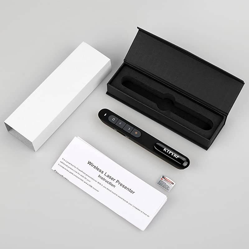 Wireless Presenter RF 24G Hz USB Remote Control Pen with Clip for Presentation