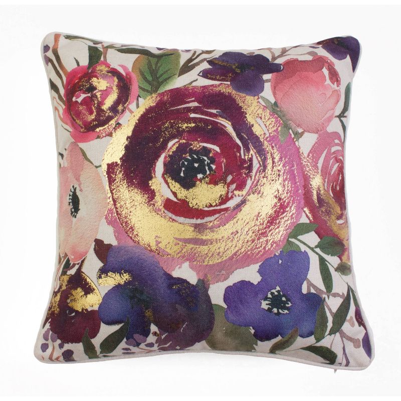 Joinelle Floral Oversize Square Throw Pillow - Décor Therapy