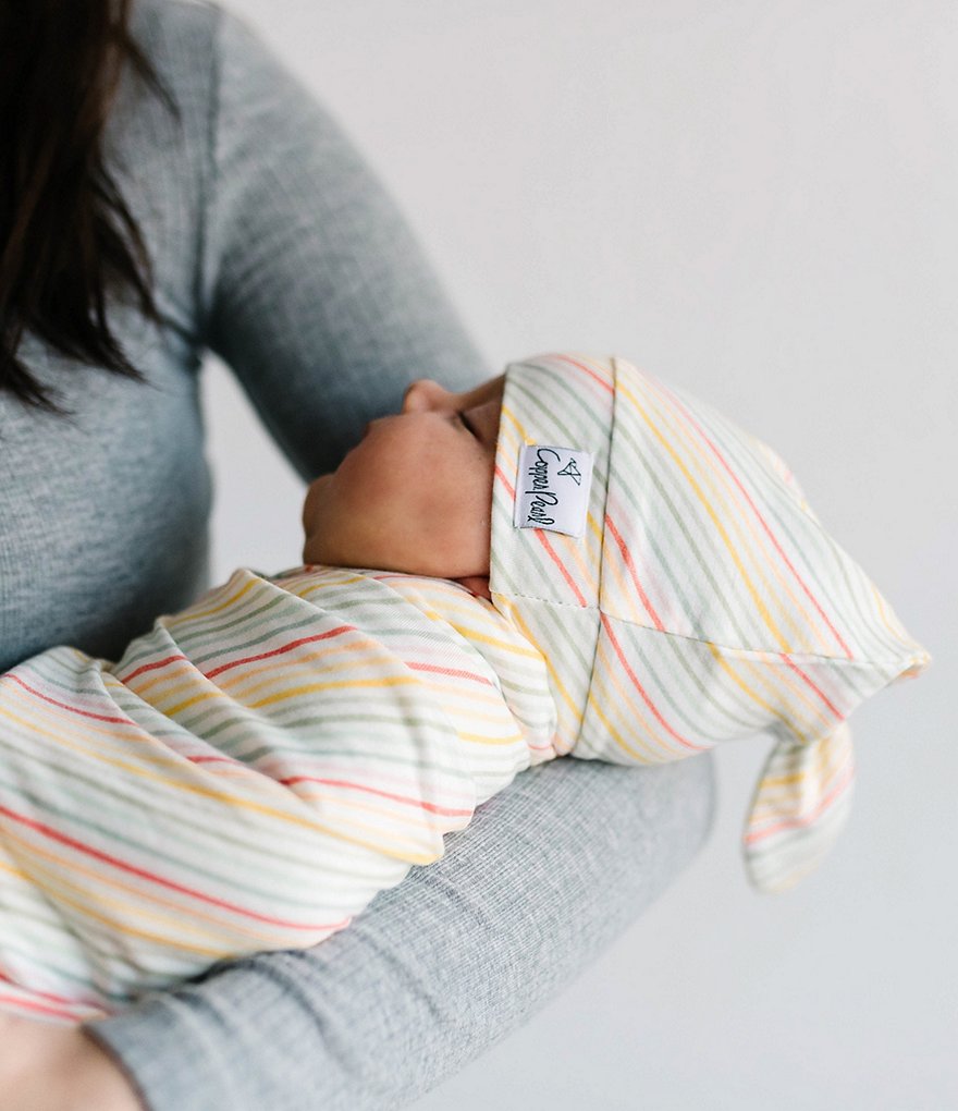 Copper Pearl Baby Girls Rainee Knit Swaddle Blanket