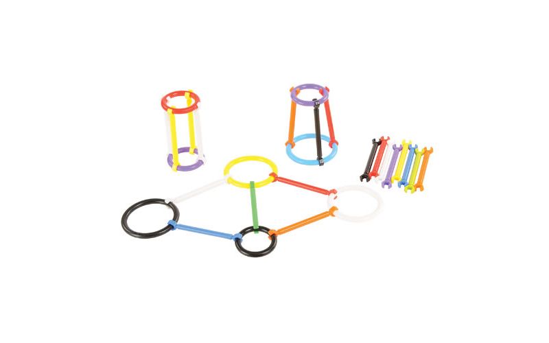 Joyn Toys Clip Stick & Connectors  - 460 Pieces