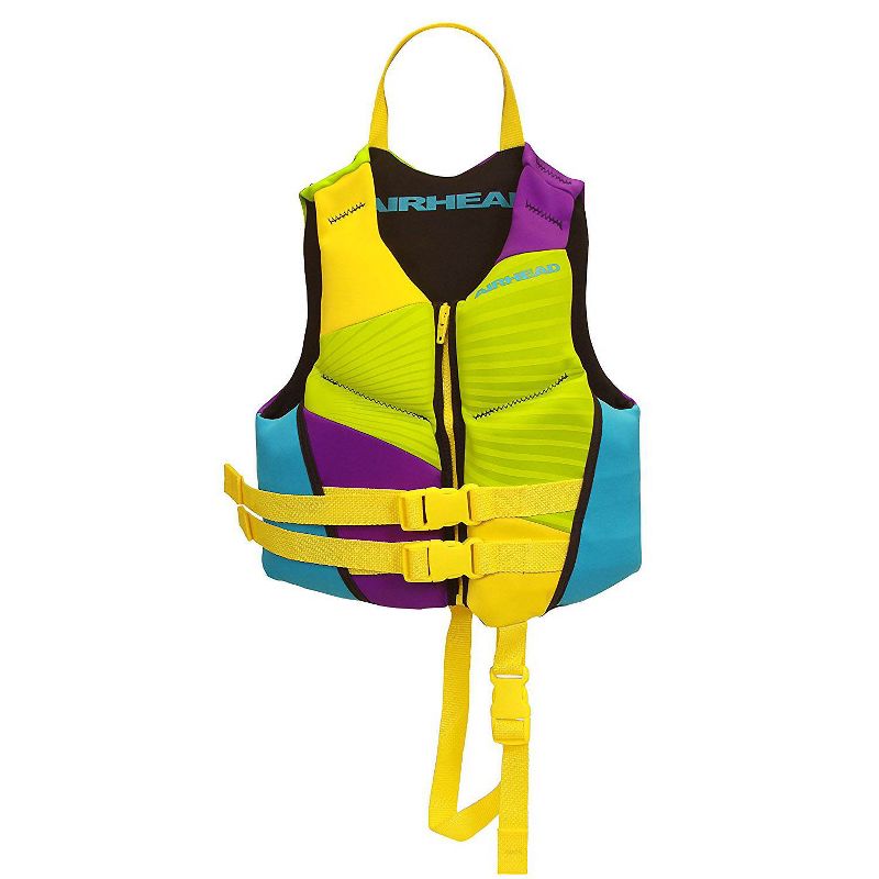 Airhead Gnar Neolite Kwik-Dry 30-50 Lb Zippered Child Life Vest Jacket 10074-02