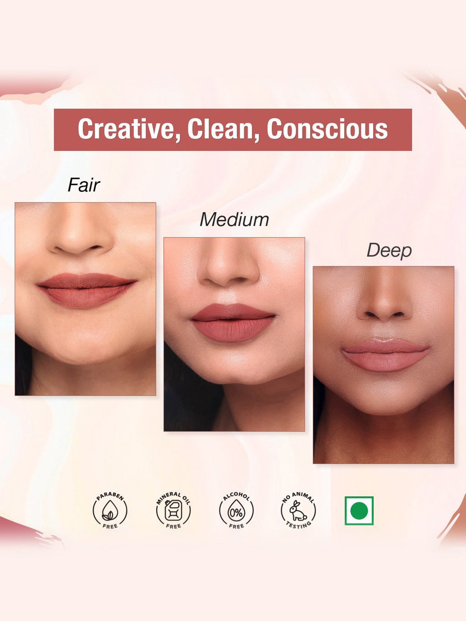 TNW-The Natural Wash Matte Velvet Longstay Liquid Lipstick Magical Mauve - 5 ml