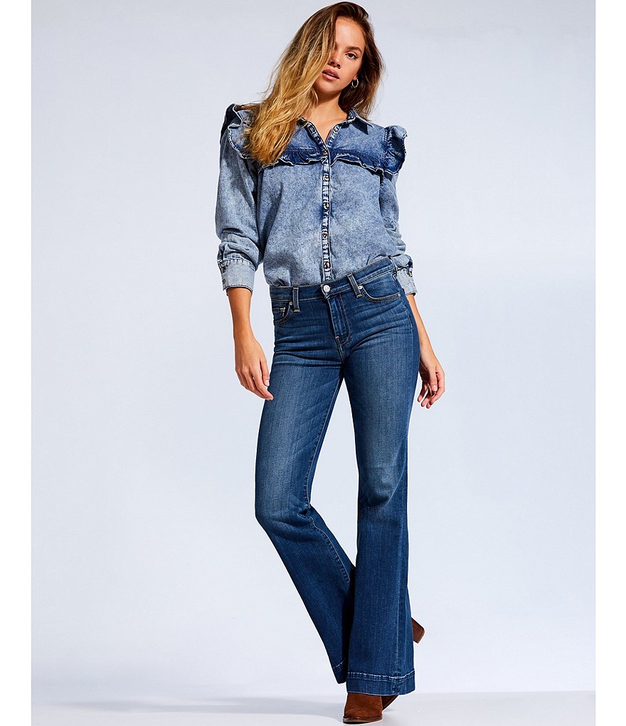 Every Straight Leg Ankle Crop Front Zipper Jeans