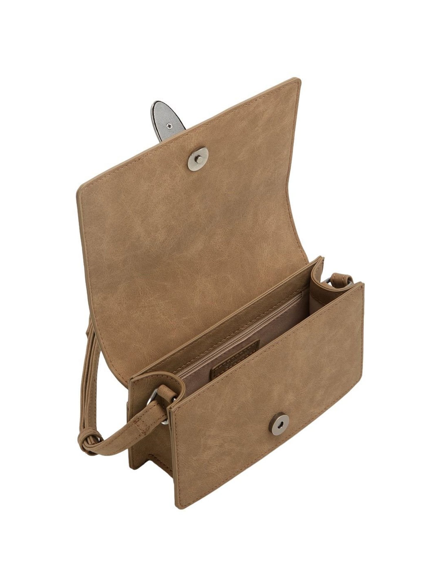 Call It Spring Beige Solid Small Sling Handbag