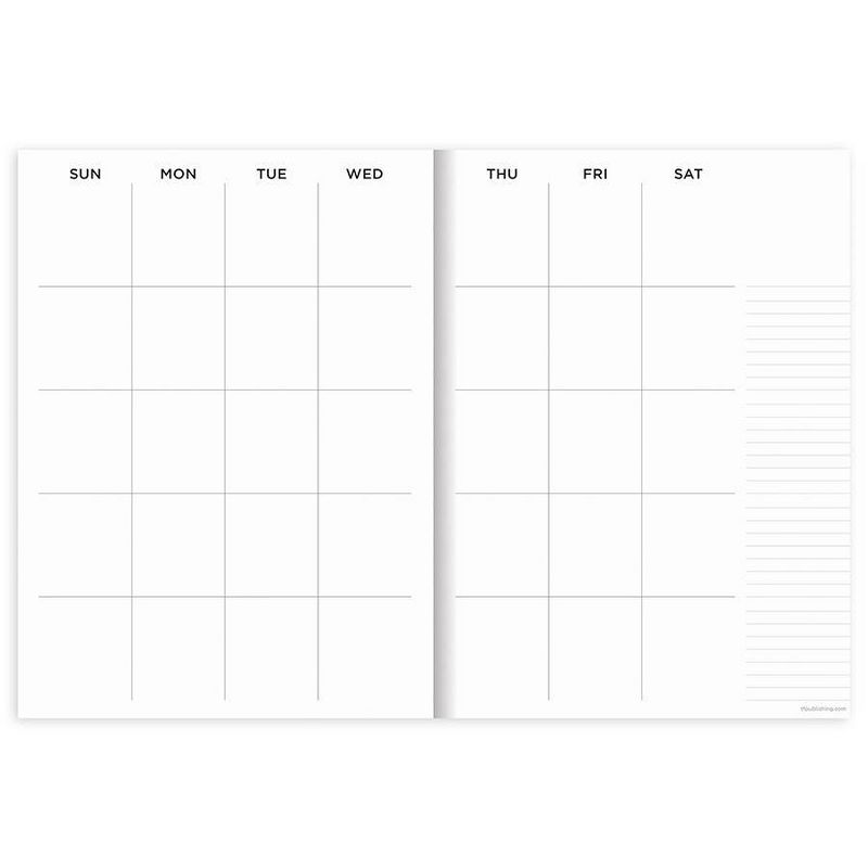 Undated My Planner Monthly Undated 7" x 10.25" - Rainbow