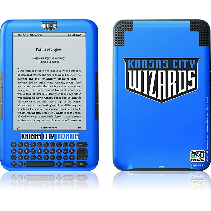 Kindle Skin Fits Kindle Keyboard Kansas City Wizards