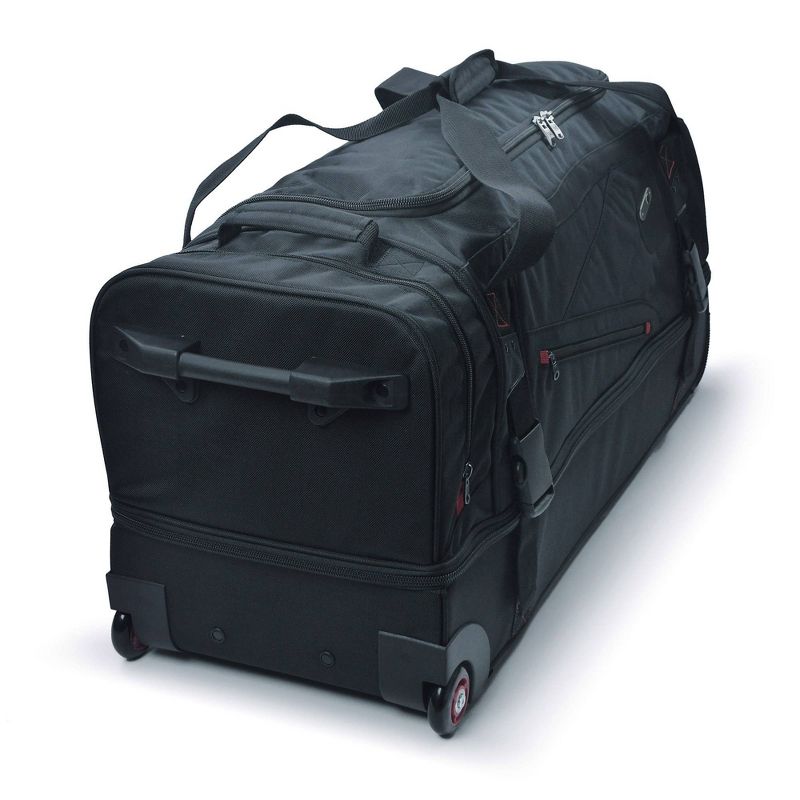 American Tourister 29'' Axion Checked Softside Suitcase - Black