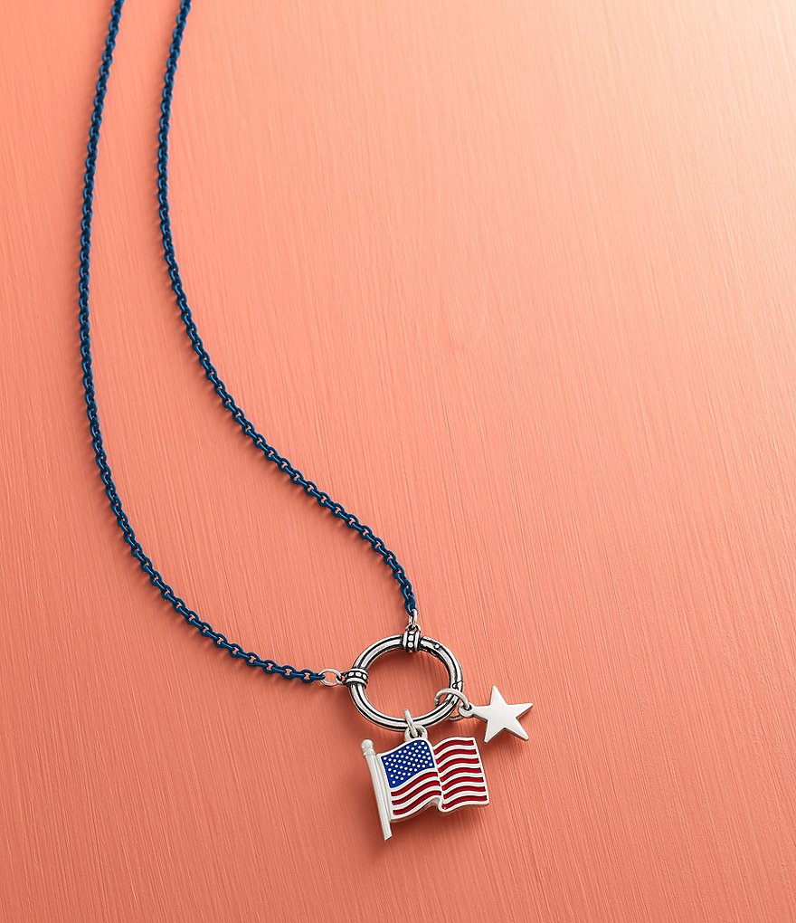 James Avery Enamel American Flag Charm