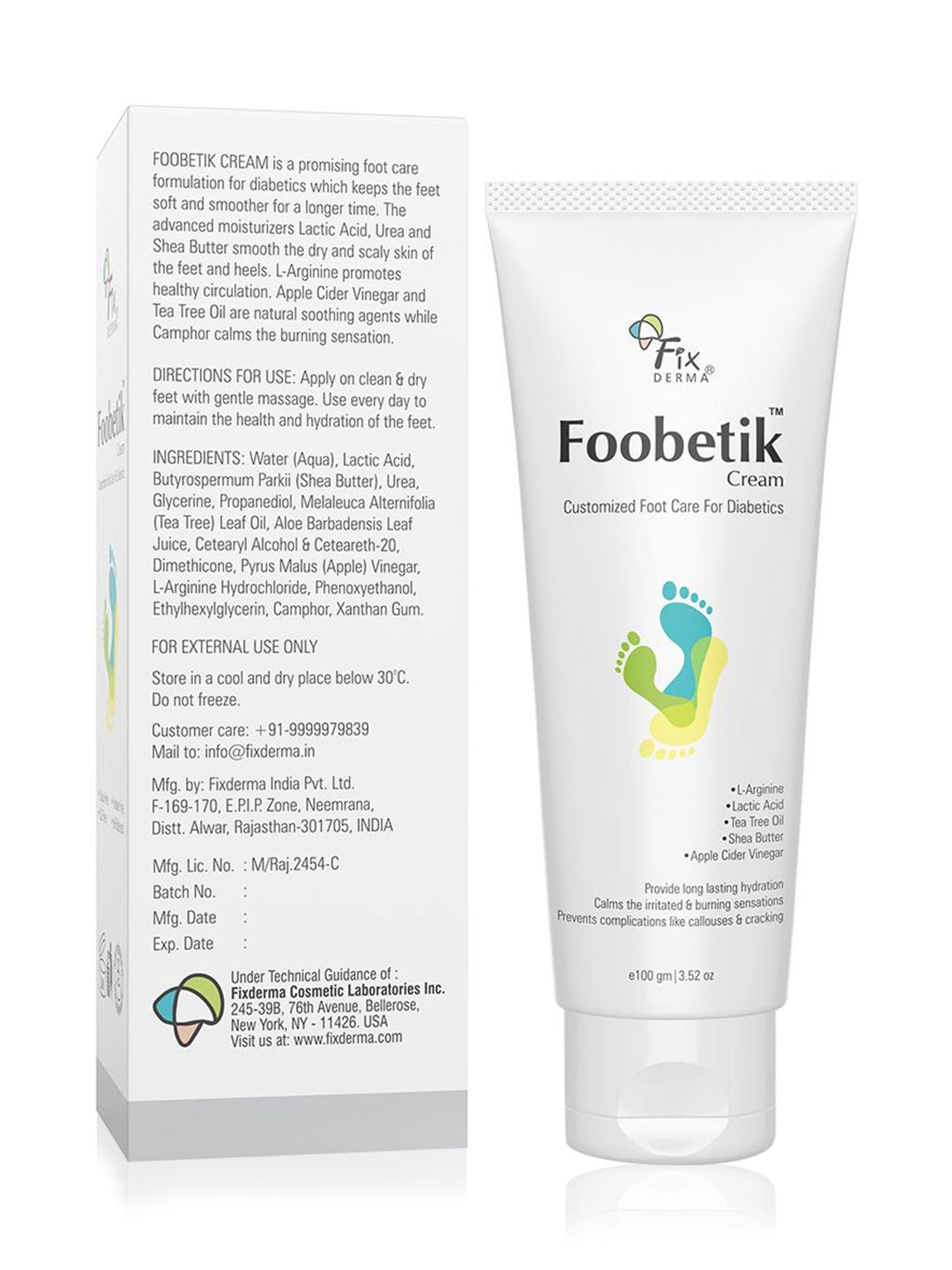 Fixderma Foobetik Cream - 100 gm