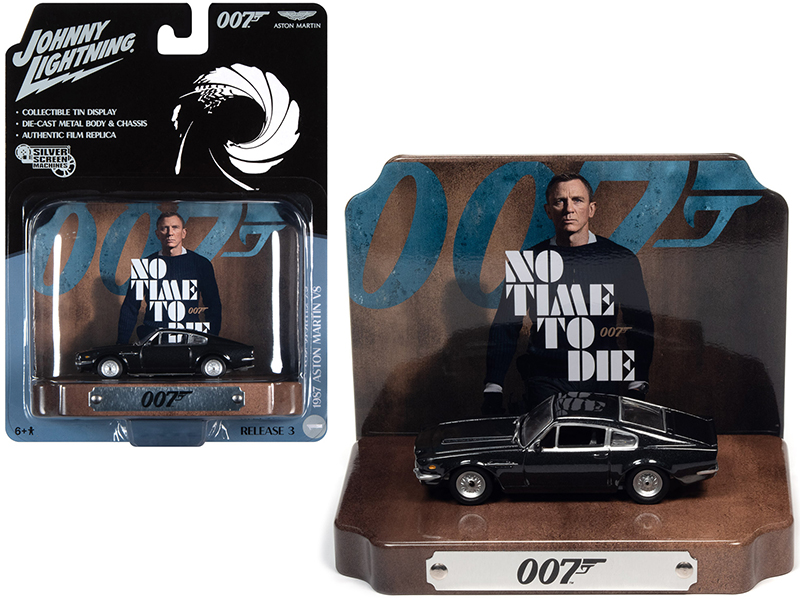 Aston Martin DBS Quantum Silver / Dark Gray Metallic (James Bond 007) "Quantum of Solace" (2008) Movie 1/18 Diecast Model Car by Auto World