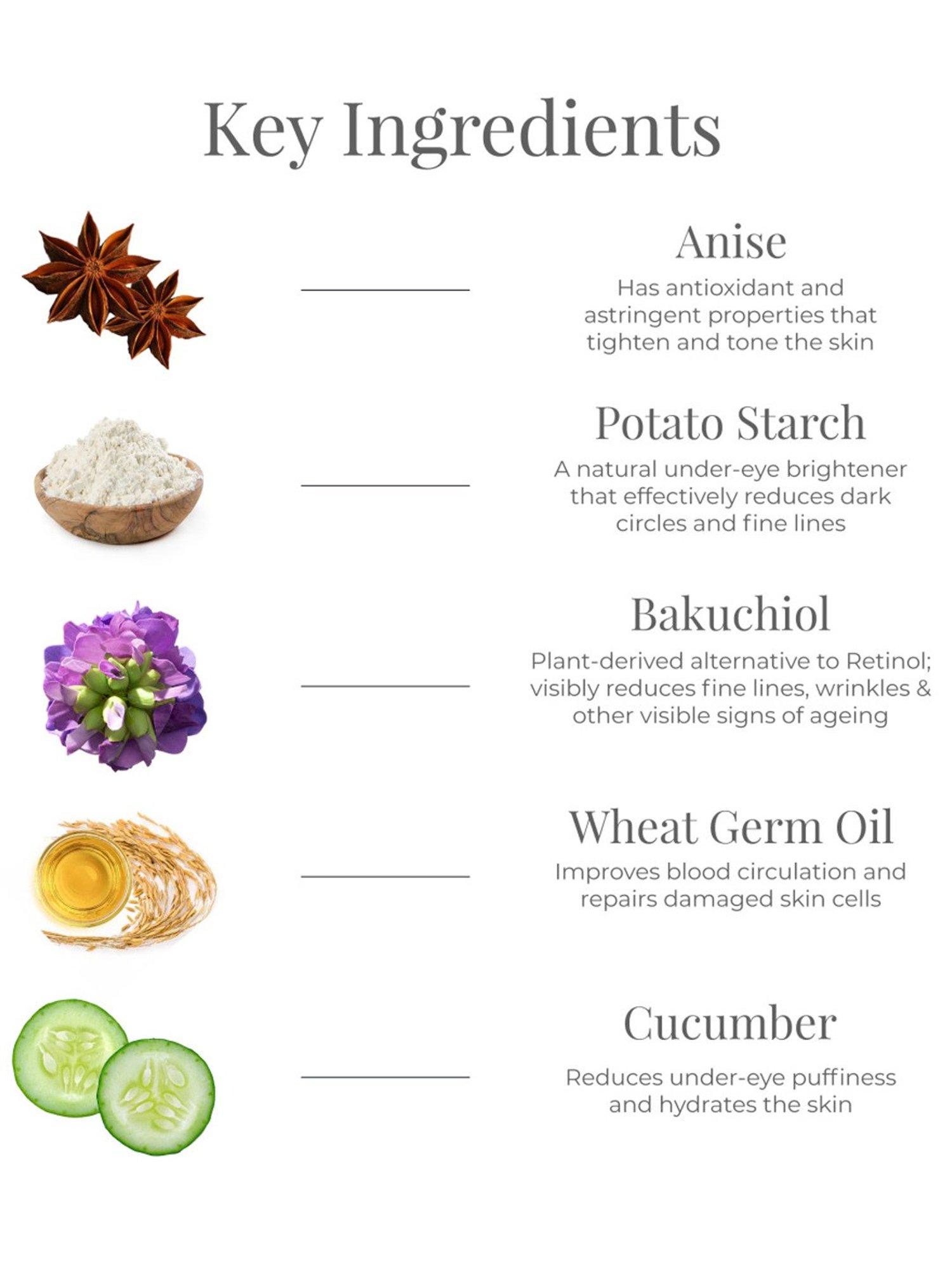 Forest Essentials Intensive Under Eye Cream Anise Niacinamide Hyaluronic Acid - Dark Circles - 15 gm