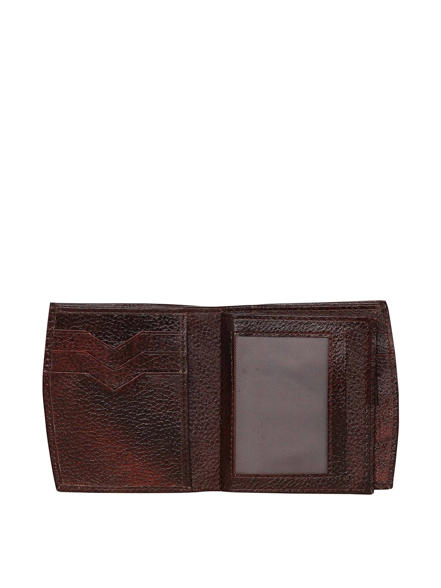 Scharf Andrew Dark Brown Formal Leather Rfid Bi-Fold Wallet for Men