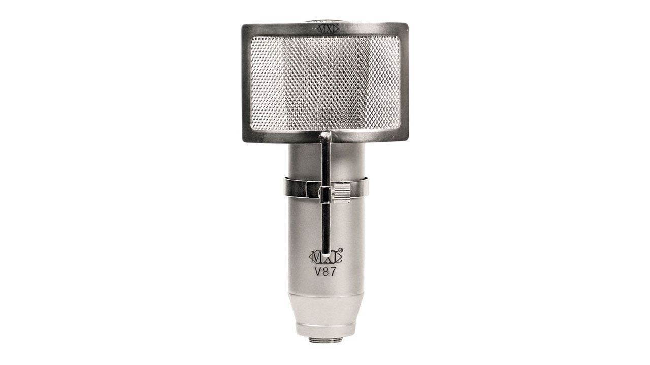 MXL V87 Low Noise Condenser Mic w/ Shockmount & Pop Filter