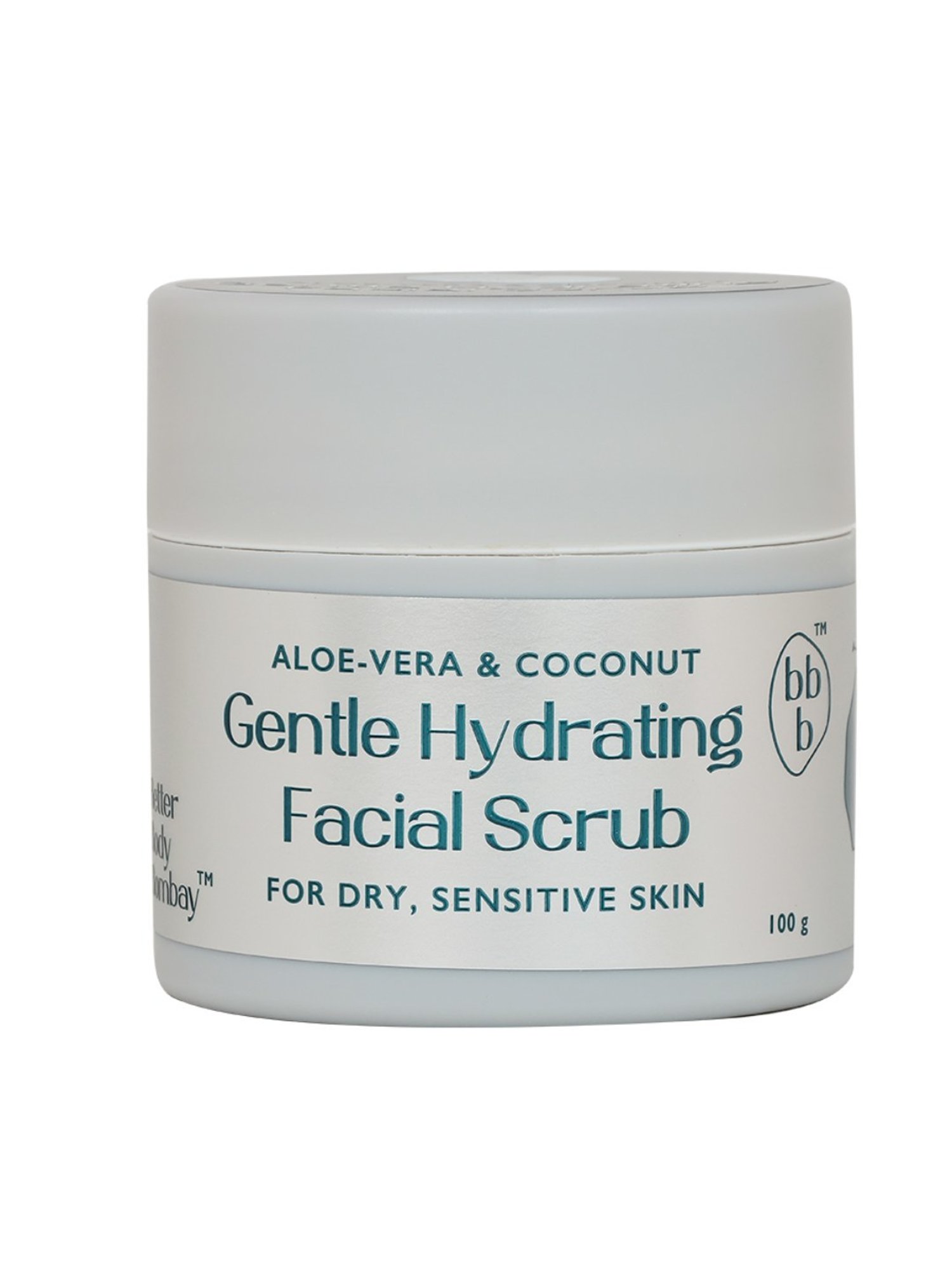 bbb Better Body Bombay Aloe & Coconut Gentle Hydrating Facial Scrub - 100 gm