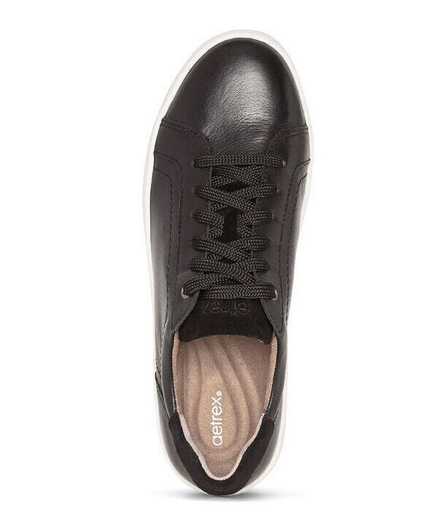 Aetrex Blake Leather Lace-Up Sneakers